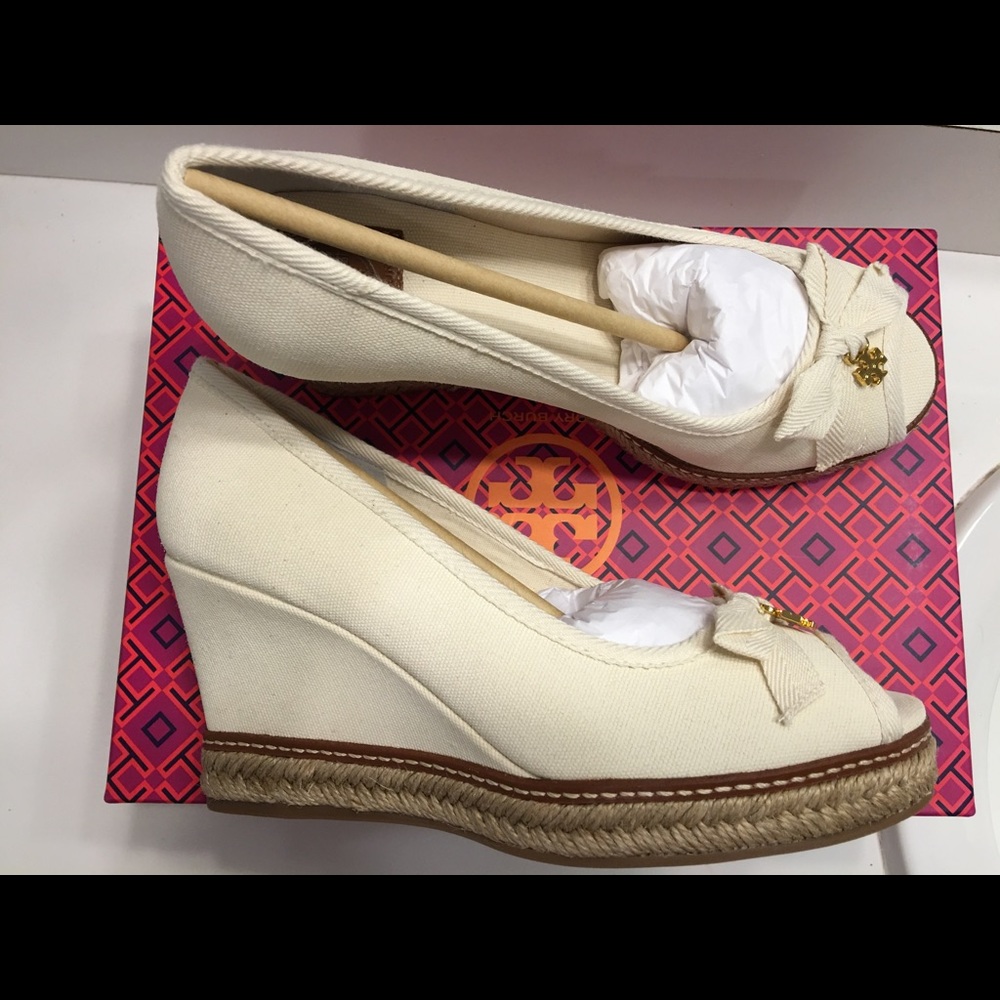 NEW Tory Burch Wedges 8.5
